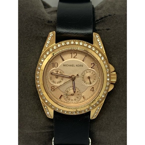 Michael Kors MK5613 Women\'s Leather Analog Rose Go main image 6